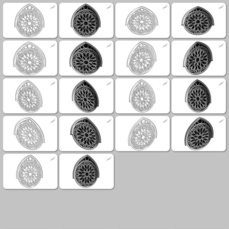 Gothic Windows • Procreate stamp brushes