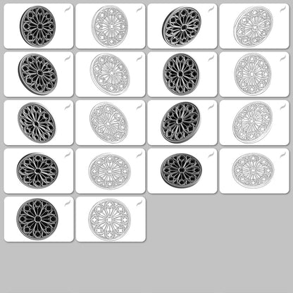 Gothic Windows • Procreate stamp brushes