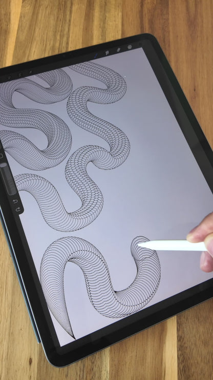 Ultimate Snake Kit • Procreate stamp brushes