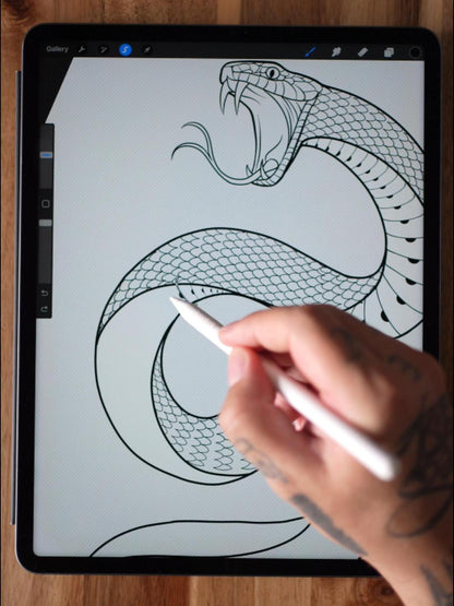 Ultimate Snake Kit • Procreate stamp brushes