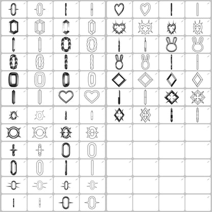 Ultimate Chain Kit • Pinceaux tampons Procreate