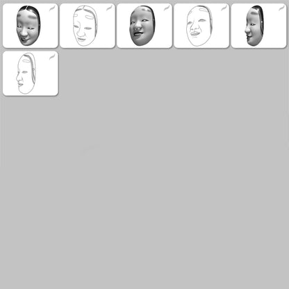 Japanese Mask Pack • Procreate stamp brushes