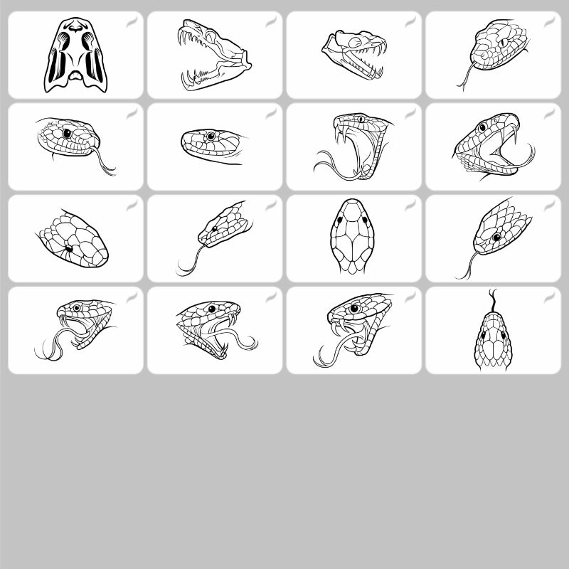 Ultimate Snake Kit • Procreate stamp brushes