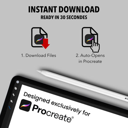 Ultimate Snake Kit • Procreate stamp brushes